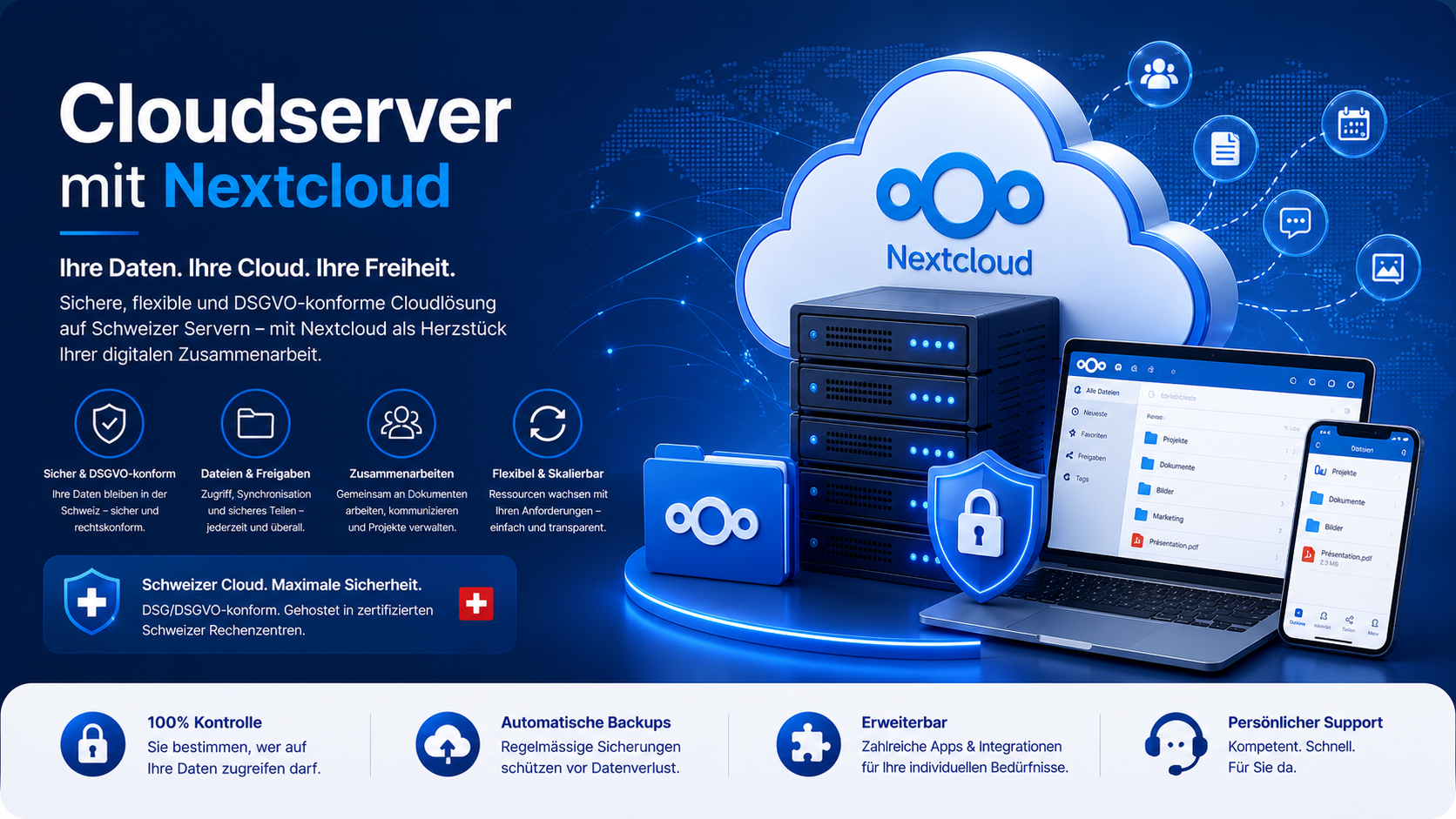 Cloud- und Datenserver